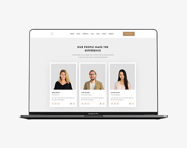 сайт на ноутбуці